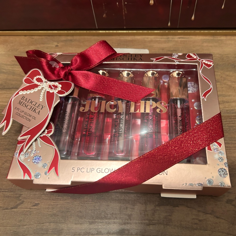 Badgley Mischka Juicy Lips Gloss Collection - Vibrant Red and Pink - Picture 5 of 5